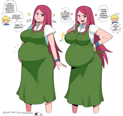 pregnant belly anime